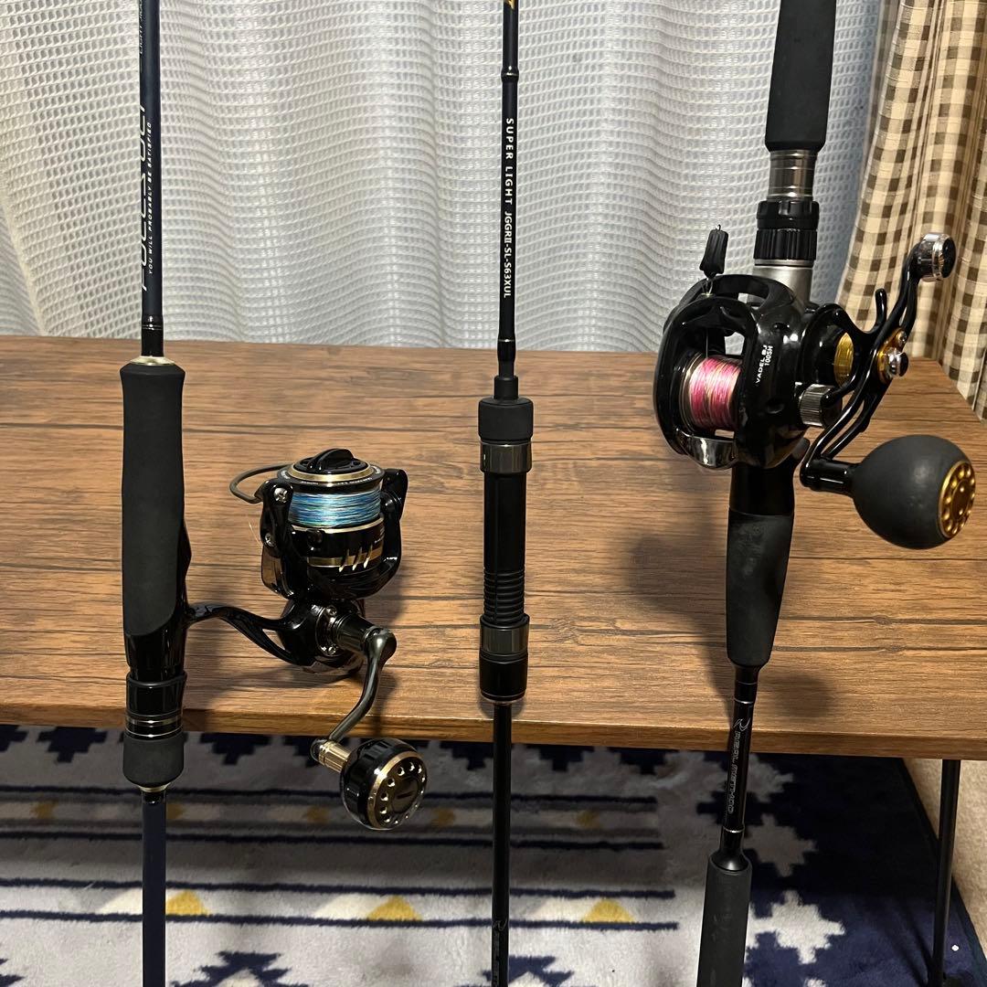 フルソリライトジギング、スーパーライトジギング、セット、ダイワ、メジャークラフト