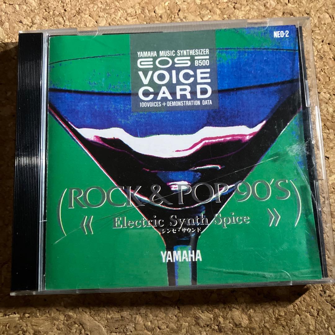 YAMAHA EOSB500 VOICE CARD ROCK & POP90'S