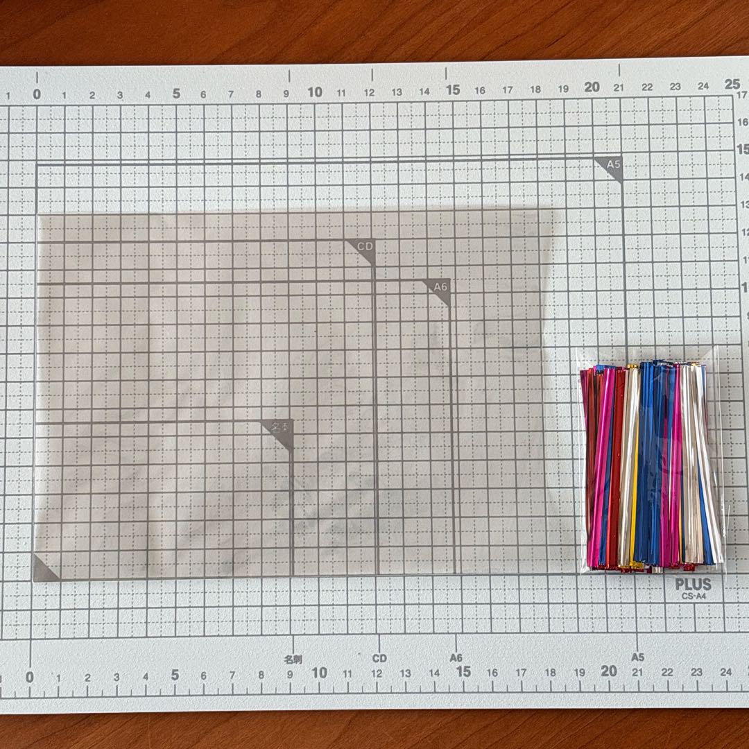 クリアフラットセロハンお菓子バッグ 13x17cm