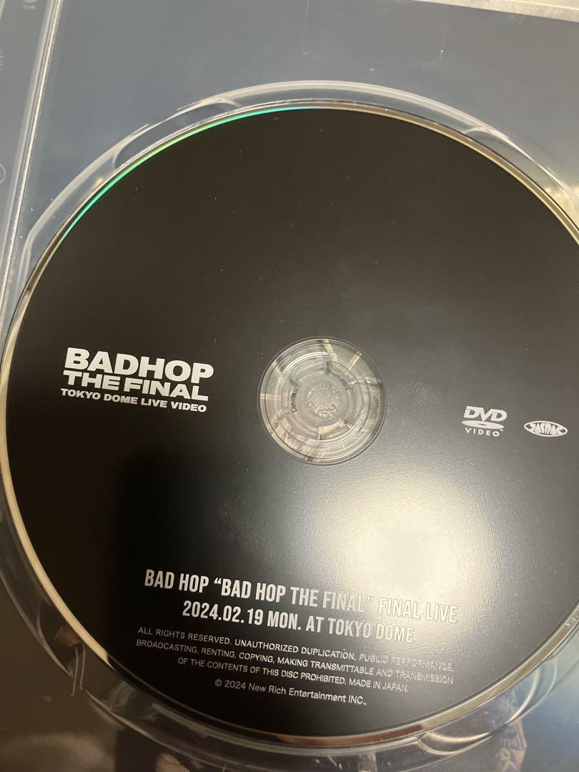 ミュージック BAD HOP THE FINAL TOKYO DOME LIVE DVD