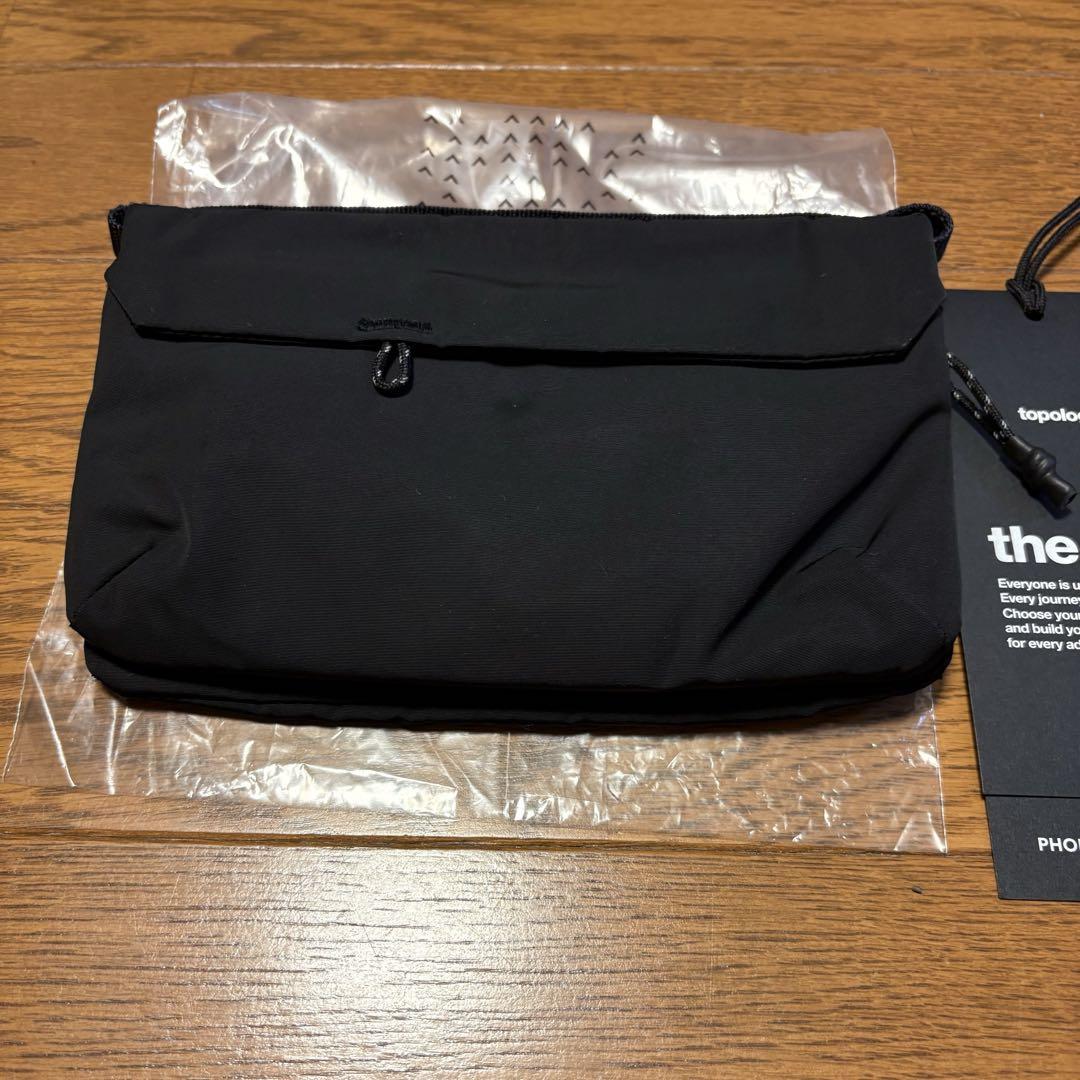 Phone Sacoche フォンサコッシュ 90 / Black (Tech Sateen