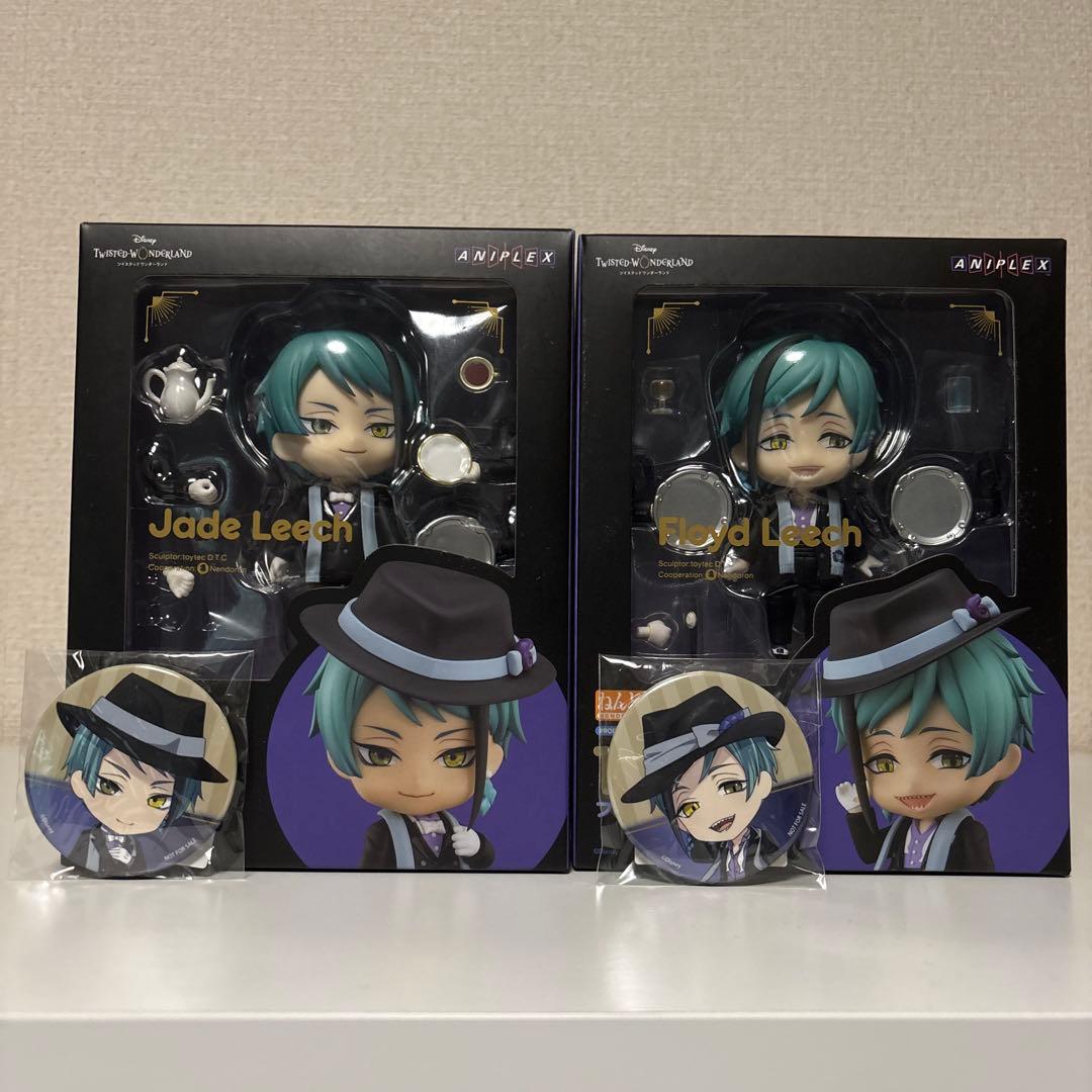 ツイステ ねんどろいど ジェイド フロイドやや傷や汚れあり