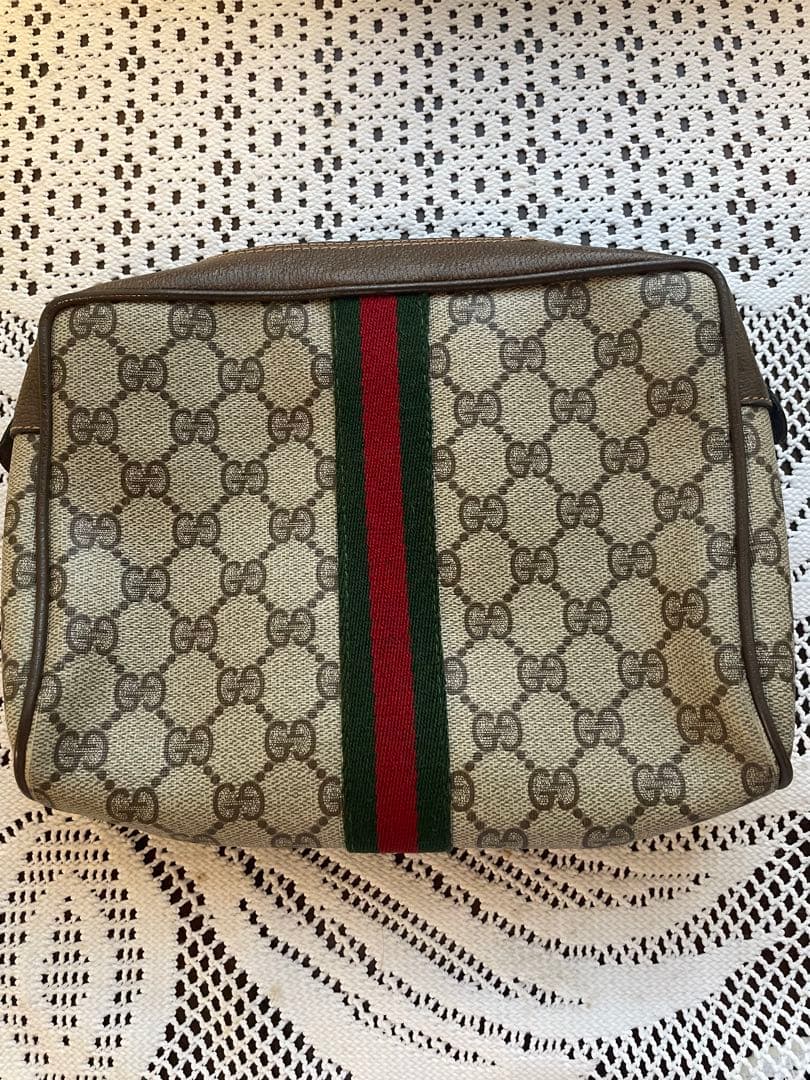 ゆな　GUCCI セカンドバッグ/BRW/オールドグッチ/クラッチバック