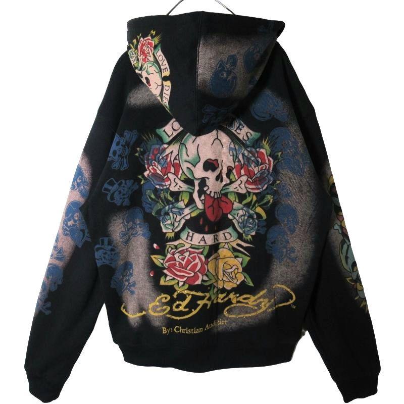 Ed Hardy LOVE DIES HARD パーカー　エドハーディ Ed Hardy LOVE DIES HARD パーカーエドハーディ