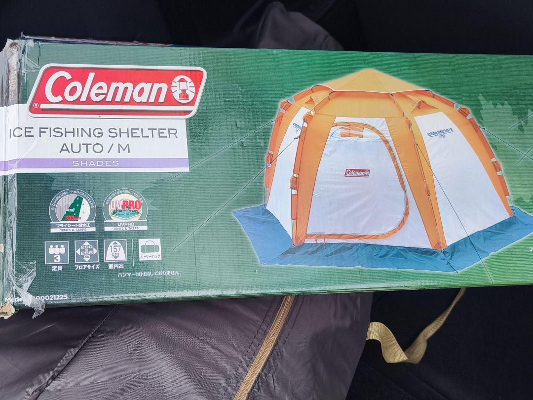 ワカサギテント Coleman アイスフィッシングシェルターオート