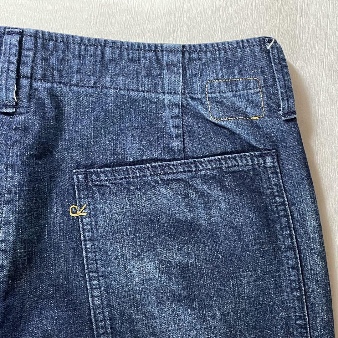 5222【美品】45R 麦デニムのシャルロットペインターパンツ ベイカーパンツ 5222【美品】45R 麦デニムのシャルロットペインターパンツ