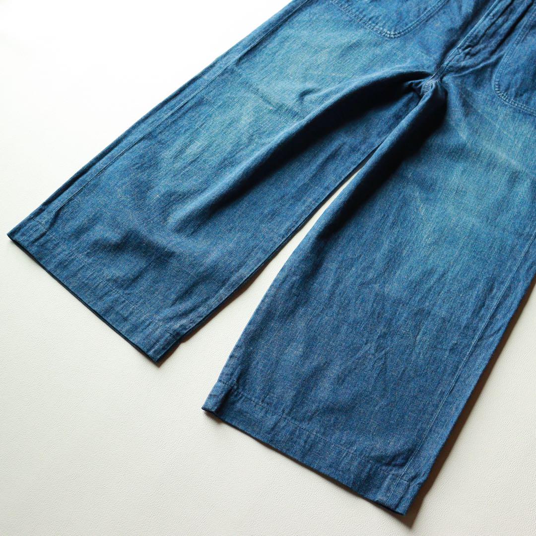 5222【美品】45R 麦デニムのシャルロットペインターパンツ ベイカーパンツ 5222【美品】45R 麦デニムのシャルロットペインターパンツ