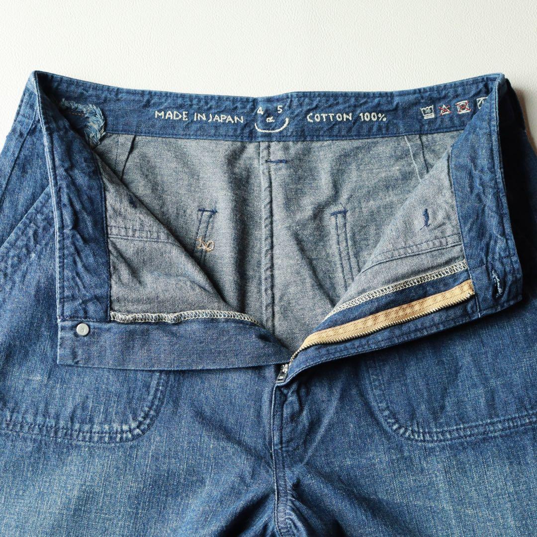 5222【美品】45R 麦デニムのシャルロットペインターパンツ ベイカーパンツ 5222【美品】45R 麦デニムのシャルロットペインターパンツ