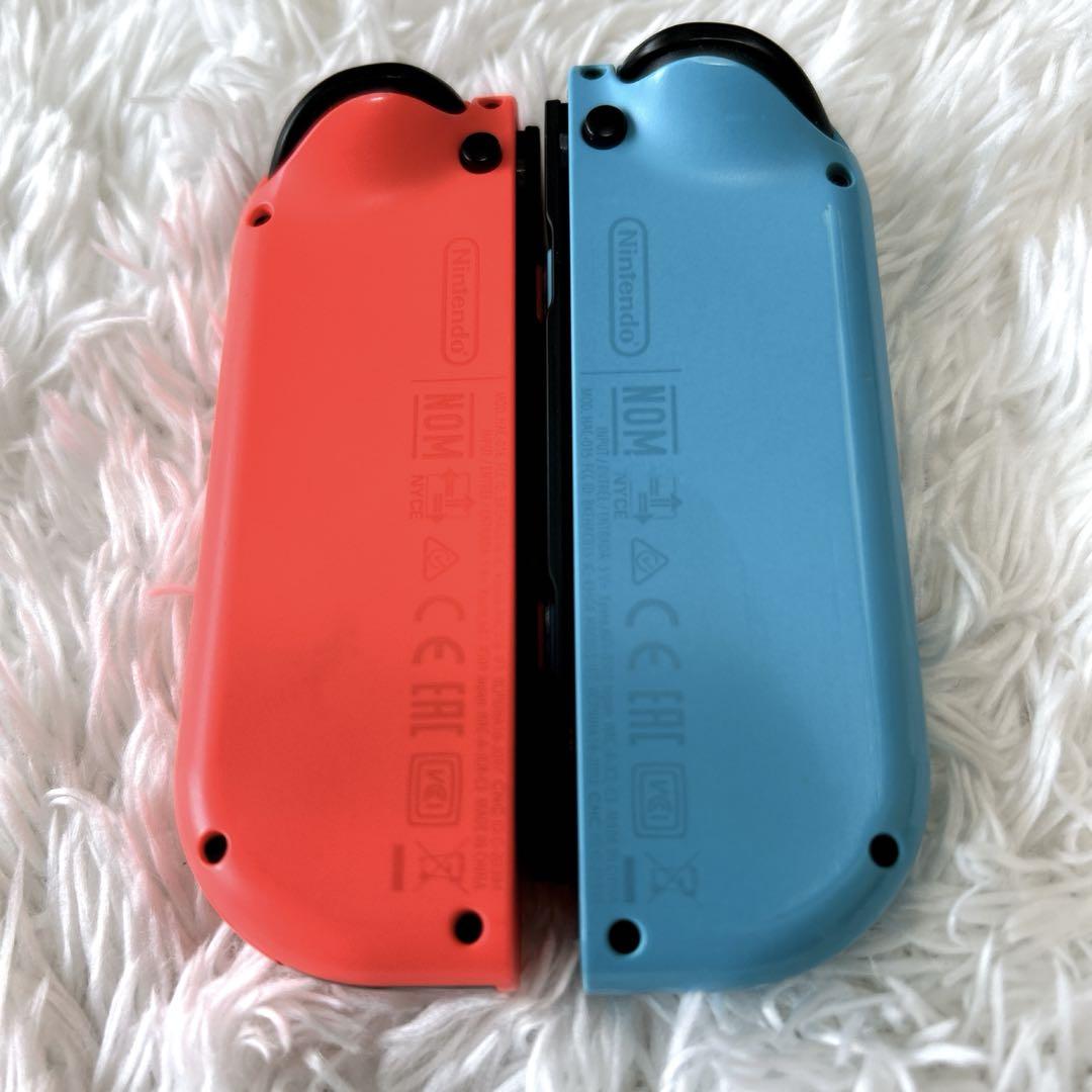 Nintendo Switch 純正ジョイコン ジャンク レッド ブルー②