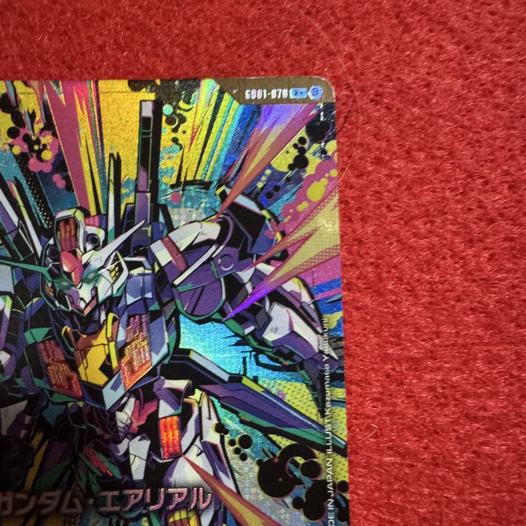 【美品】ガンダムカードゲーム　ガンダム エアリアル　パラレル