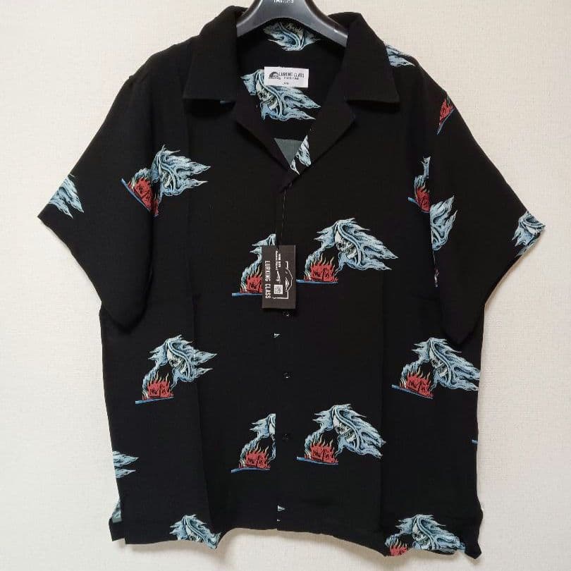 最終[新品]ボーリングシャツ LURKING CLASS ラーキングクラス 半袖 LURKING CLASS ラーキングクラス ST24STM03 メンズ 半袖 Tシャツ
