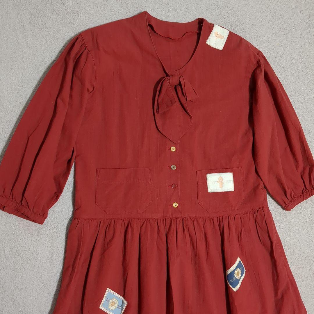 美品】PINK HOUSE ピンクハウス 90sヴィンテージ ワンピース 赤