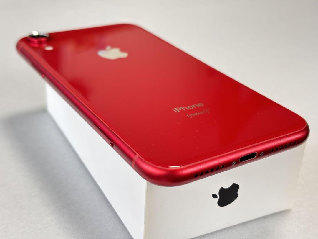 iPhoneXR レッド 256GB 割れ無し美品　バッテリー100%