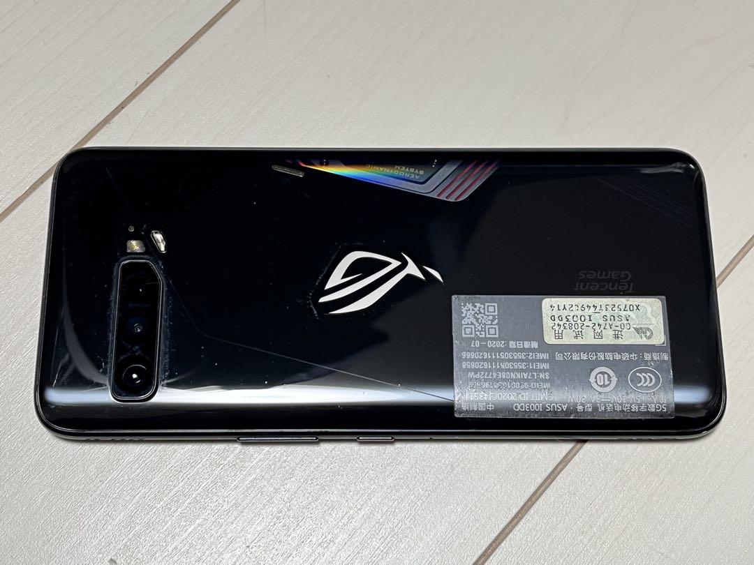 ASUS ROG Phone 3 SIMフリー ジャンク品 ジャンク】ASUS ROG Phone 3 ゲーミングスマホ ケース付き