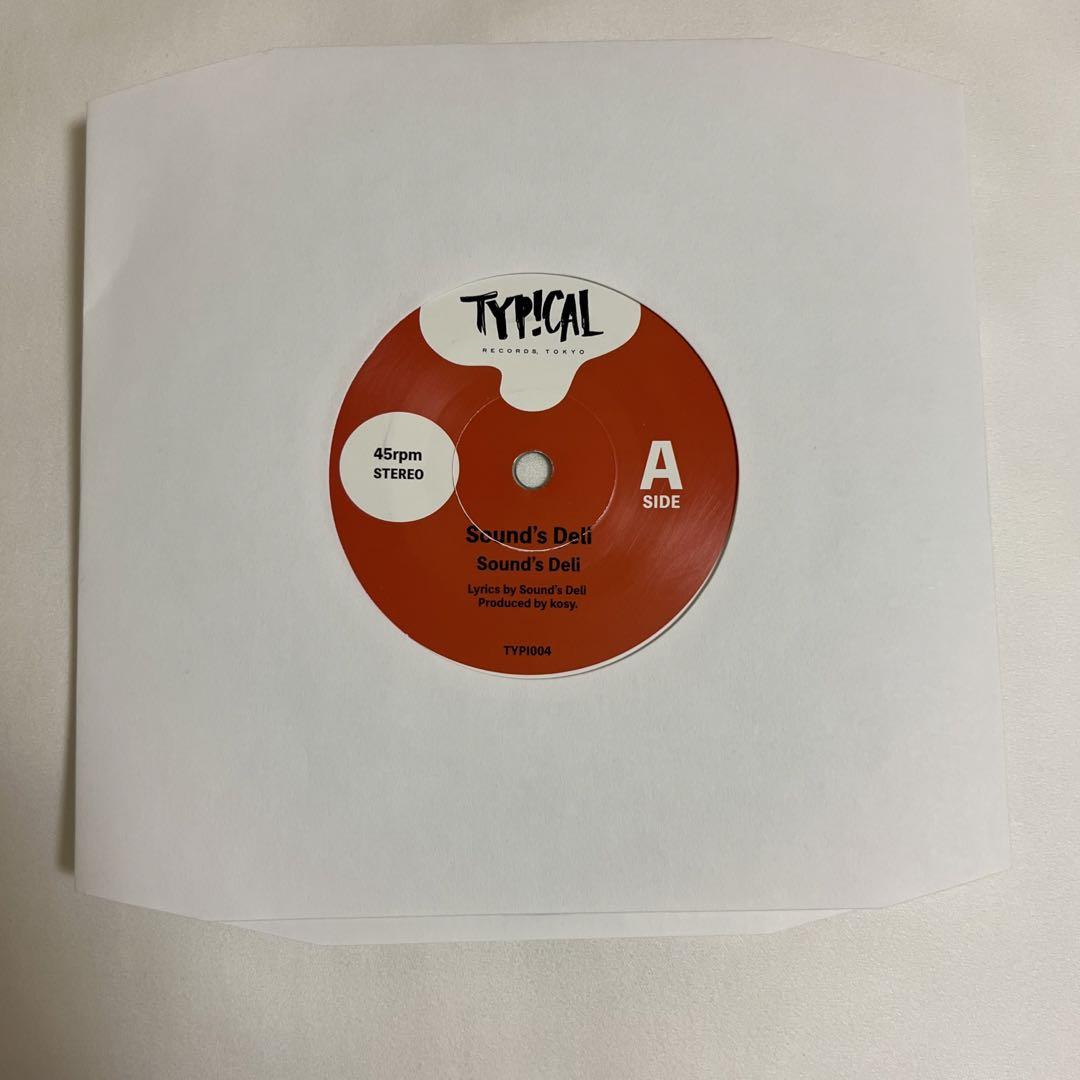 sound's deli sound's deli 7インチレコード Sound's Deliの「Sound's Deli」が7インチレコードでリリース