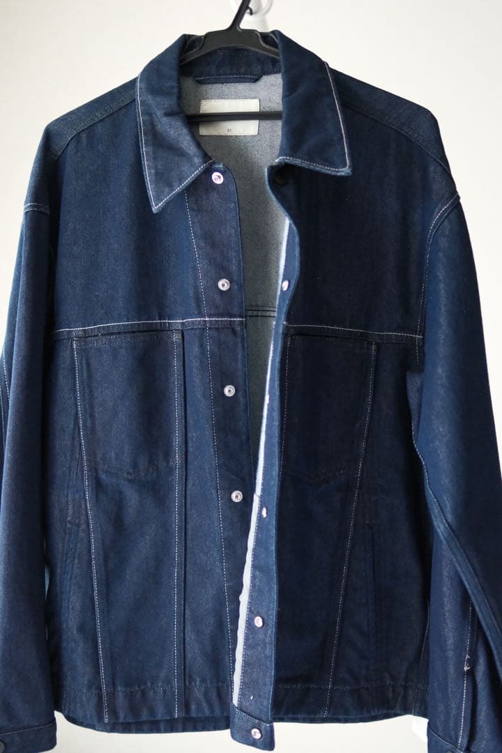 エバークリースデニムブルゾンM PUBLIC