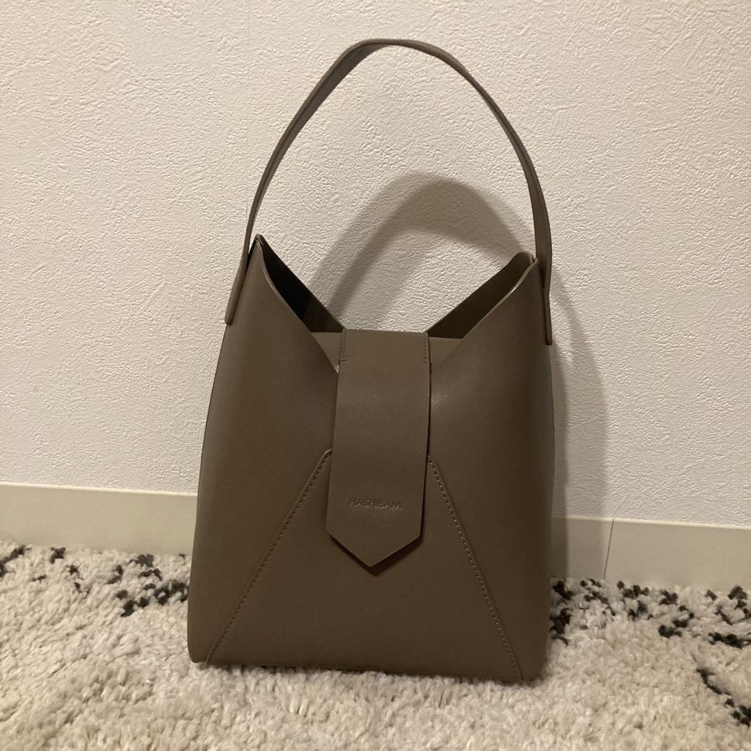 HASHIBAMI ハシバミ ワンハンドルバッグ トープ ハンドバッグ