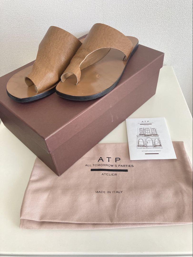 ATP ATELIER ブラウン トングサンダル