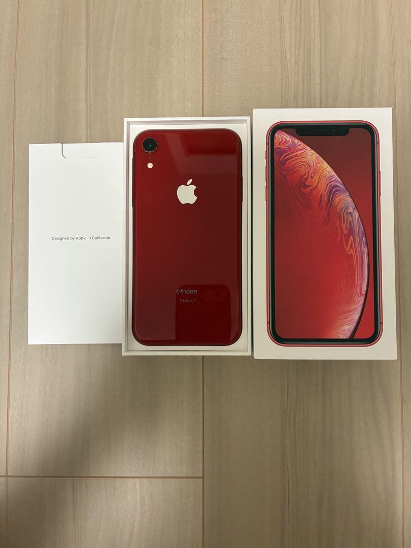 Apple iPhone XR (赤) 128GB SIMフリー - メルカリ