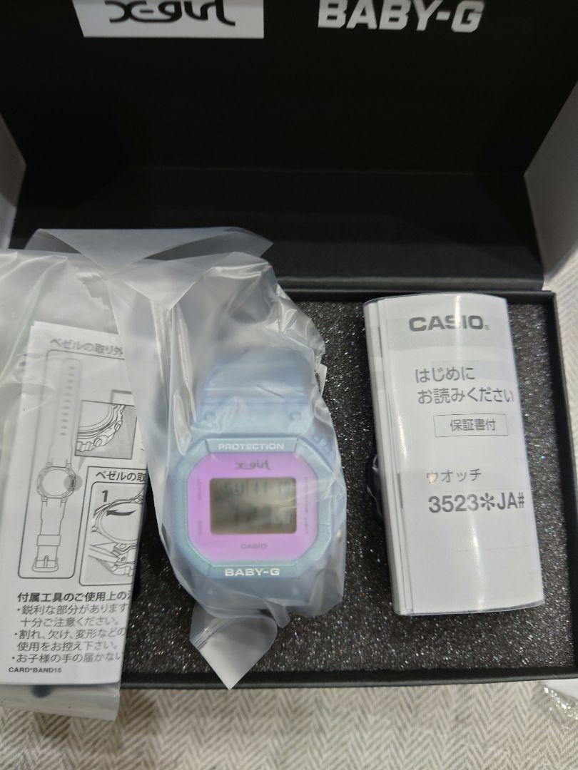 CASIO　 Baby-G X-girl コラボ　BGD-565XG-2JR