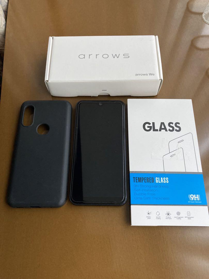 arrows We ブラック 64 GB UQ mobile arrows We ブラック 64 GB au - スマートフォン本体セール