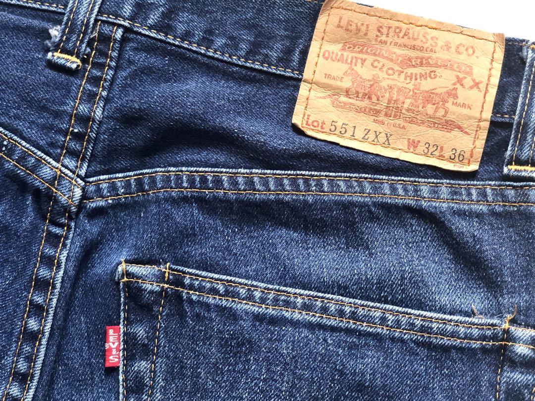 LEVI'Sリーバイス551ZXX ビッグE米国製バレンシアW32