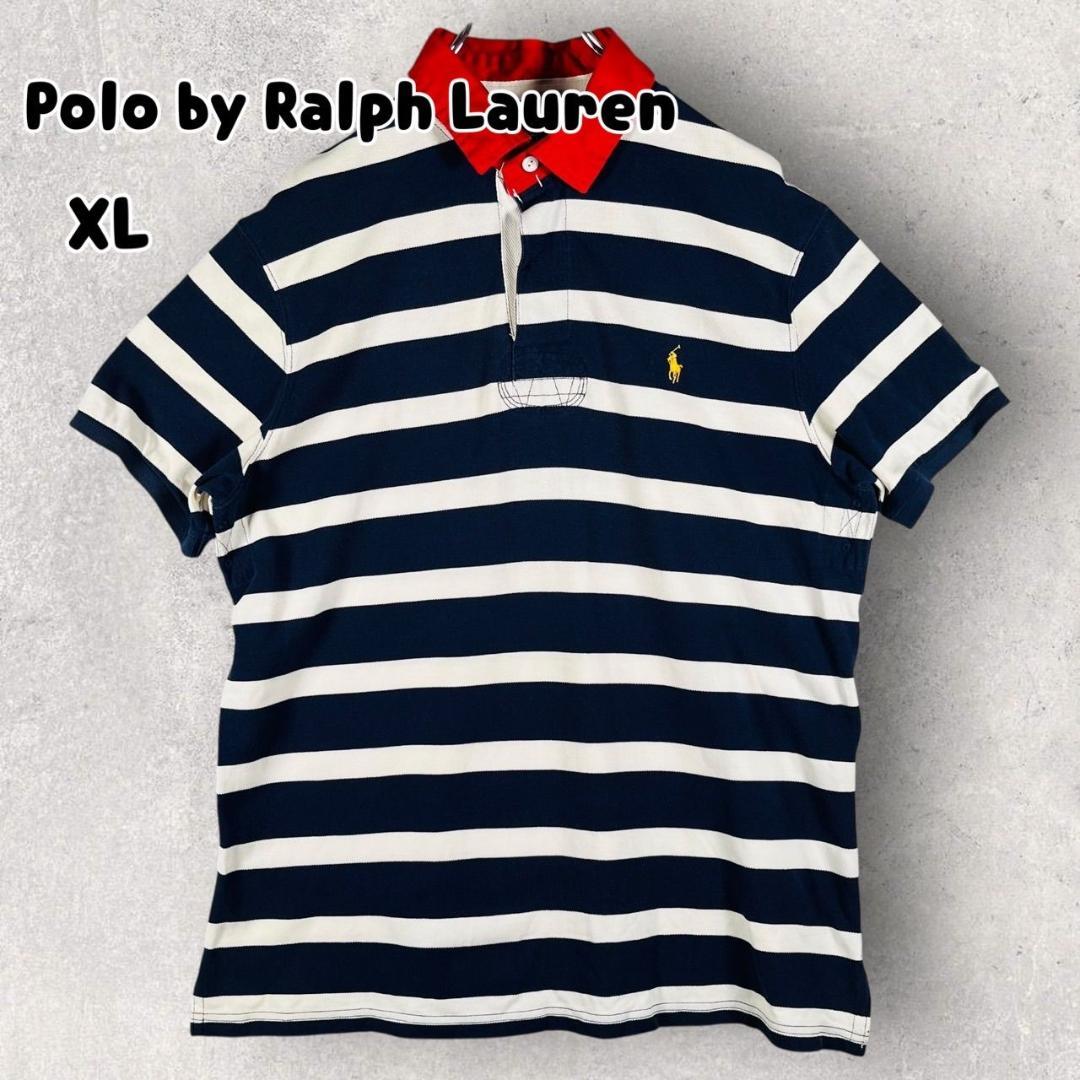 SALE❗️Polo Ralph Lauren 半袖ポロシャツ 　ボーダー 古着 ラルフローレン Ralph Lauren POLO by Ralph Lauren 半袖