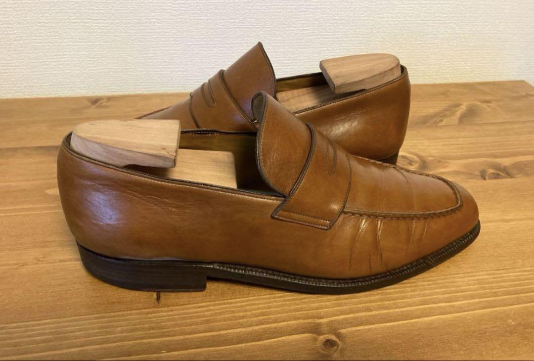 【美品】エンツォボナフェ ブラウン ローファー サイズ39.5