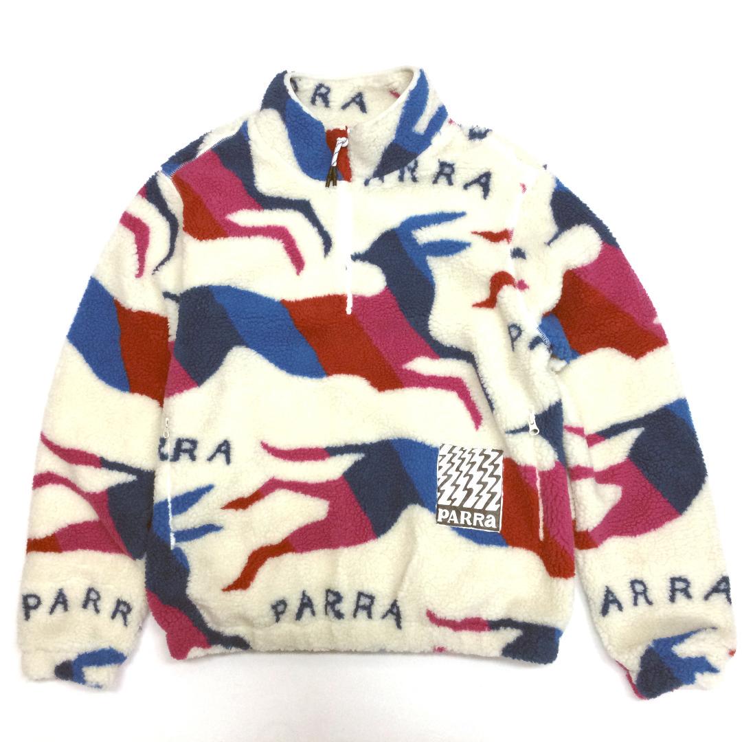 L気質アップ by Parra / フリースジャケット 新品未使用 Lサイズ クリアランス通販店 フリースジャケット ボア NY ONLY 2020aw その他