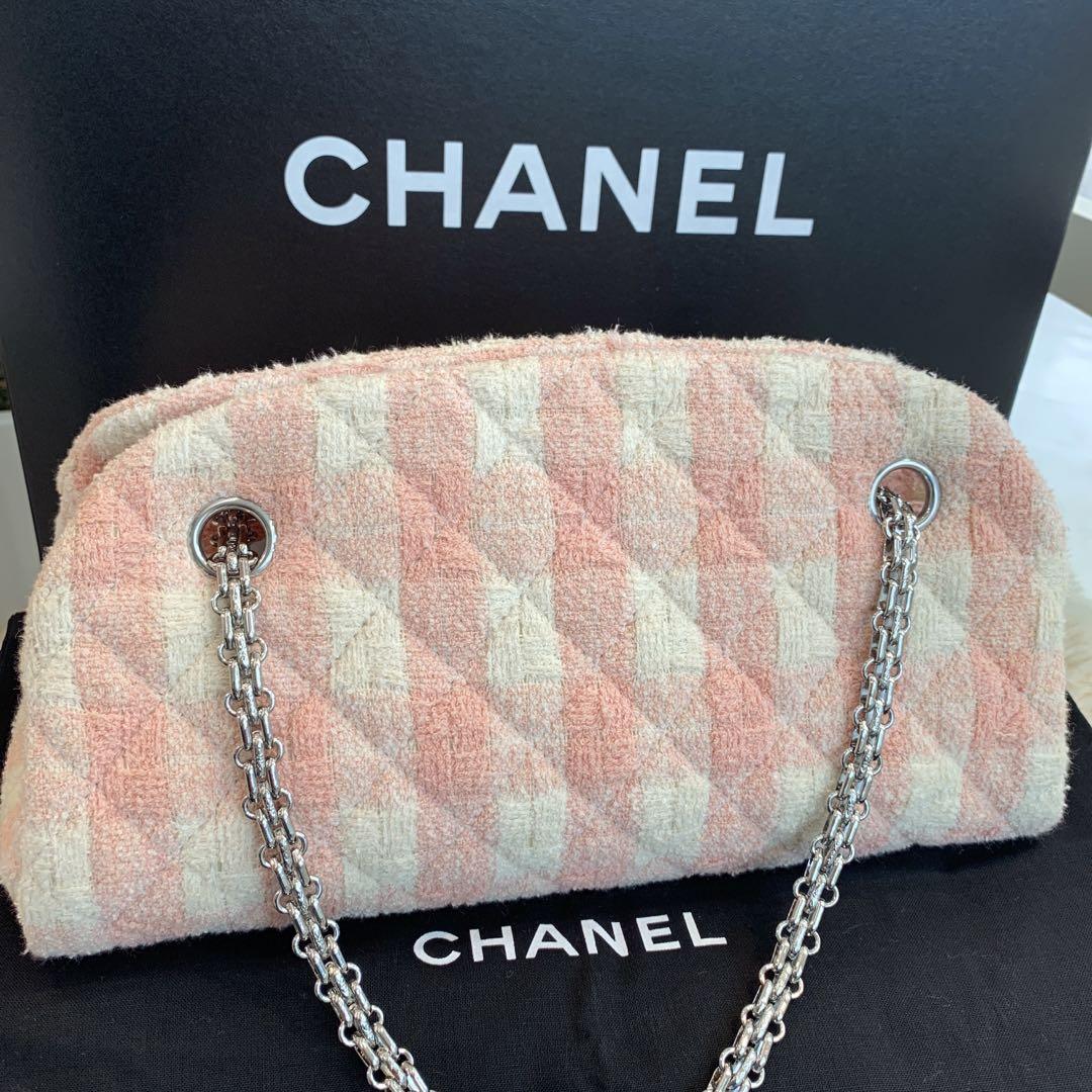 ☆未使用☆CHANEL マドモアゼル ツイード チェーンバッグ 2011クルーズ