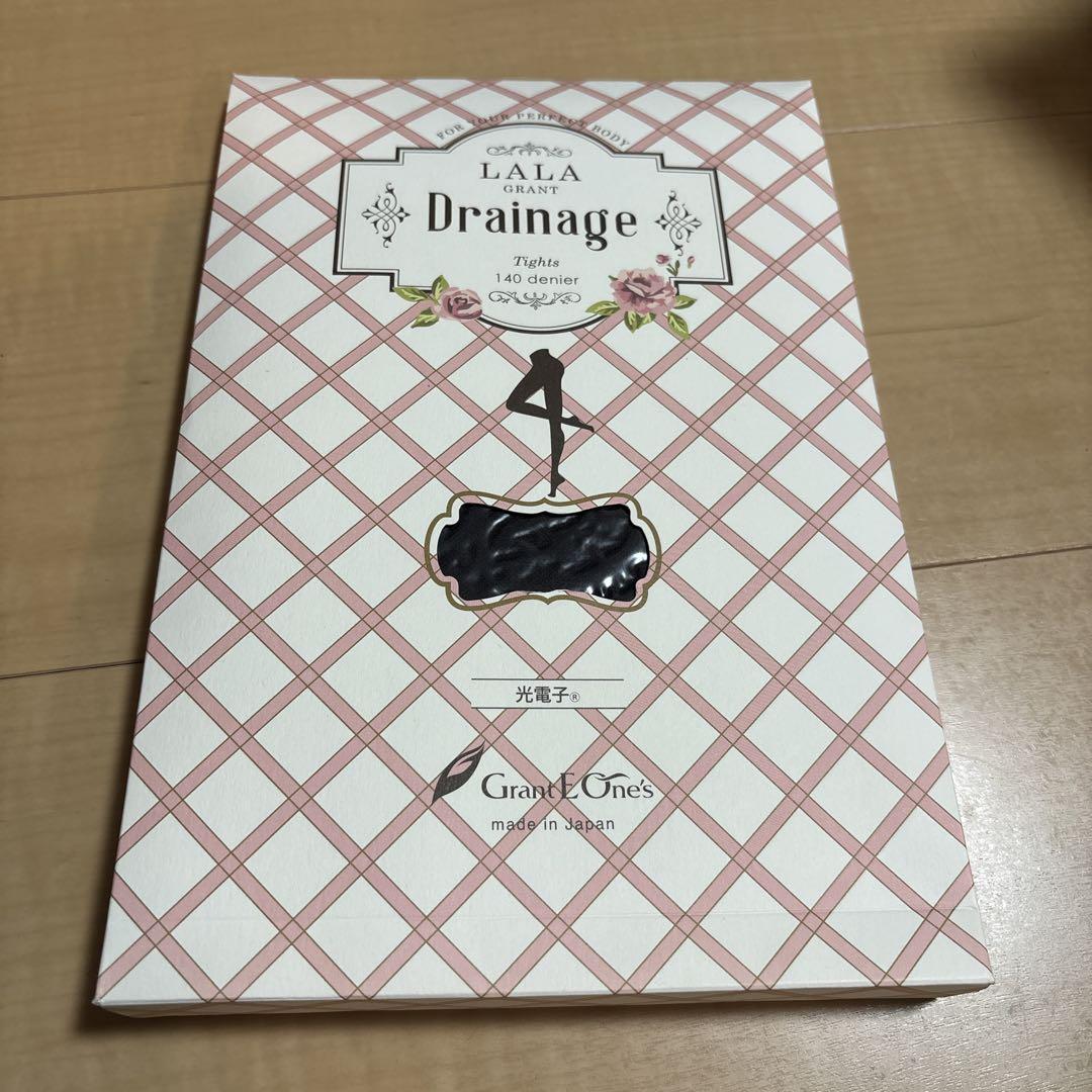 未使用　LALA Grant Drainage 着圧レギンス Mサイズ ブラック Drainage | グラント・イーワンズ LALA GRANT ｜lala makes happy