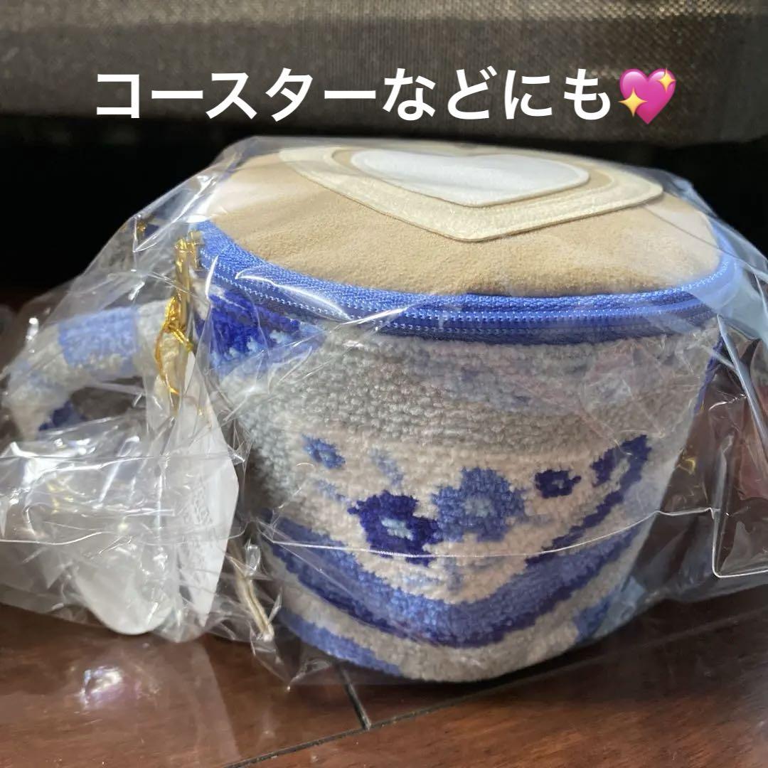 最終♡新品【FEILERフェイラー】レポシニネン カップ型ポーチ グレー＆ブルー
