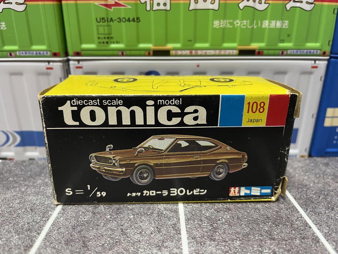 トミカ 108-1-1 トヨタカローラ30レビン シルバー 1F 旧ホイール