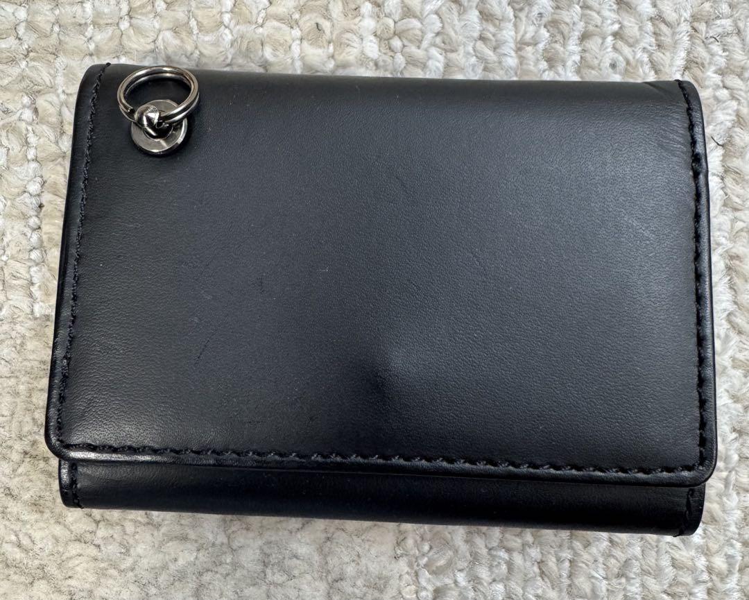 【中古美品】JAM HOME MADE カウレザー三つ折り財布 JAM HOME MADE ジャムホームメイド ミニ財布 三つ折り
