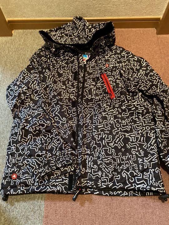 美品　キースヘリング　スノボー　ウェア　スノーボード　ジャケット　防水　防風