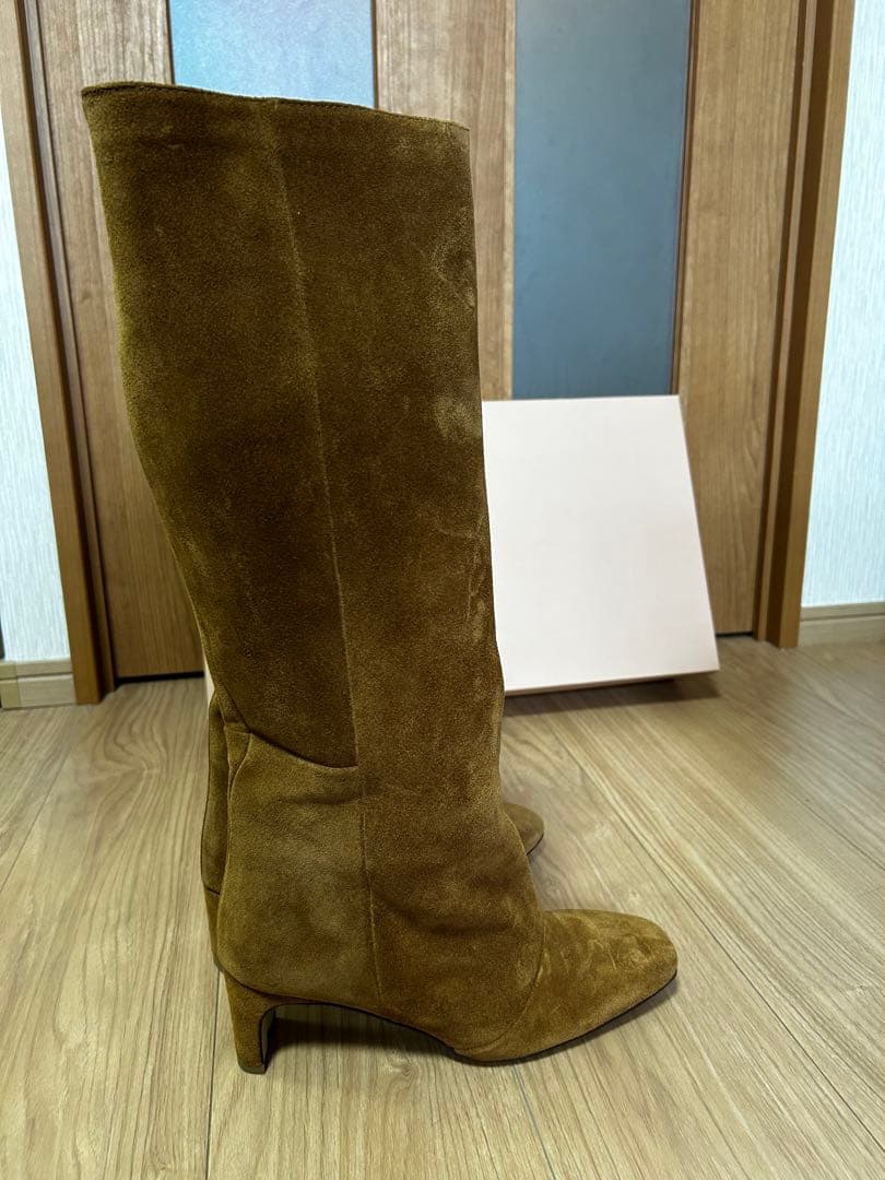 ロングブーツ キャメル37サイズ23.5cm・Noble