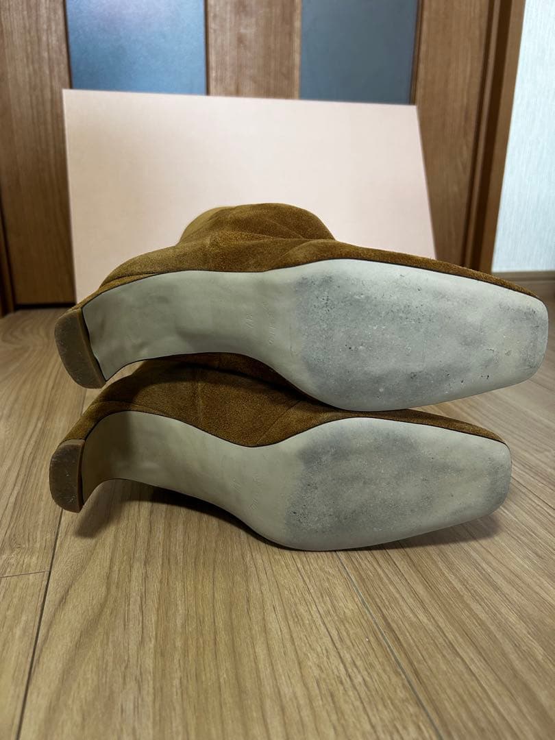 ロングブーツ キャメル37サイズ23.5cm・Noble