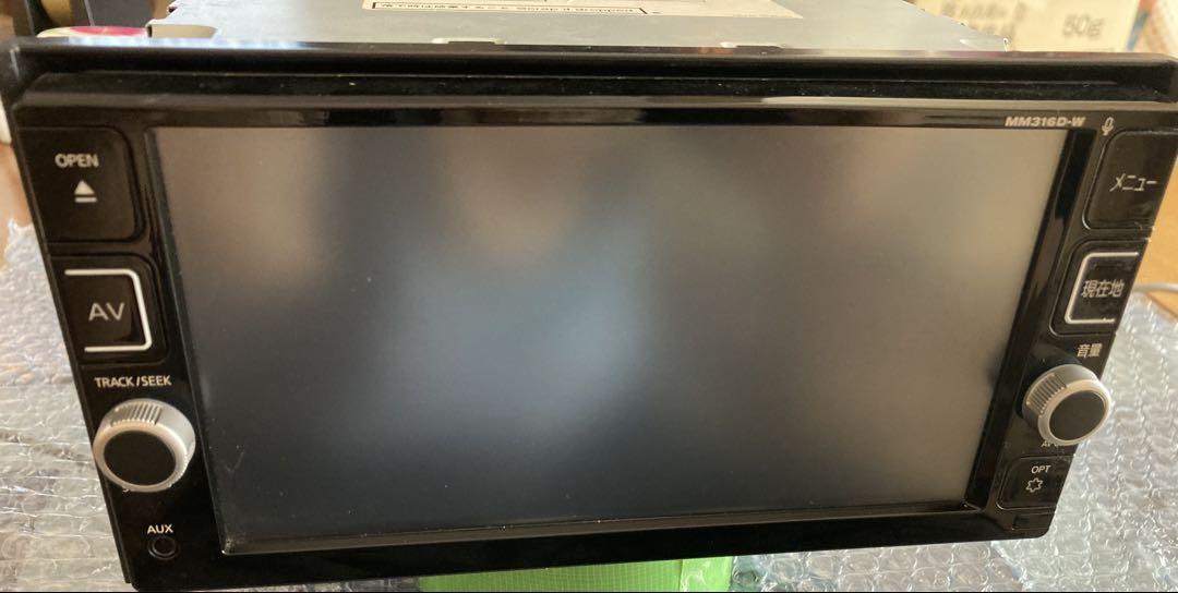 日産 純正 カーナビ MM316D-W 地図データ2019年式！動作確認済