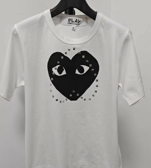 COMME des GARÇONS PLAYスタッズTシャツ S