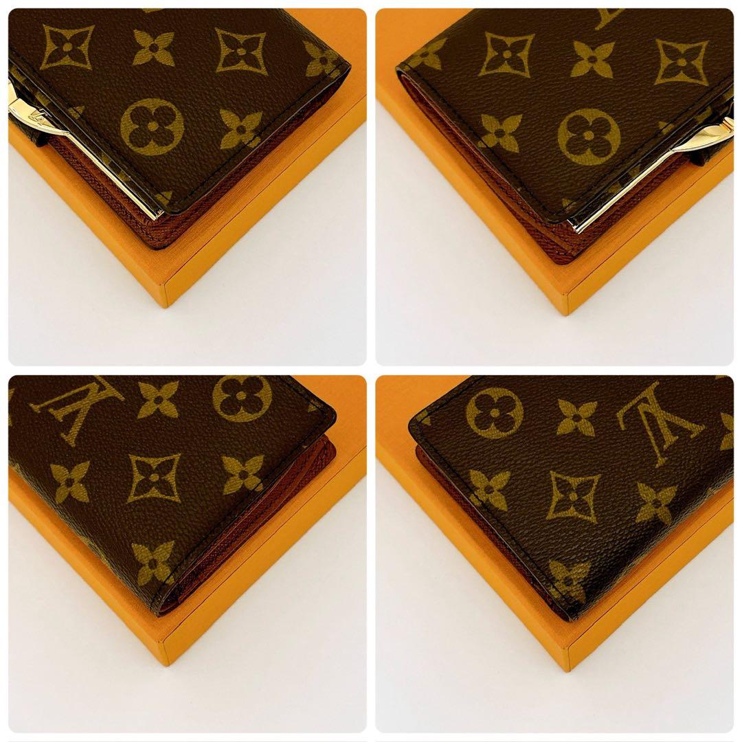 ルイヴィトン　ポルトフォイユ　モノグラム　ヴィエノア　がま口　折り財布　箱付き