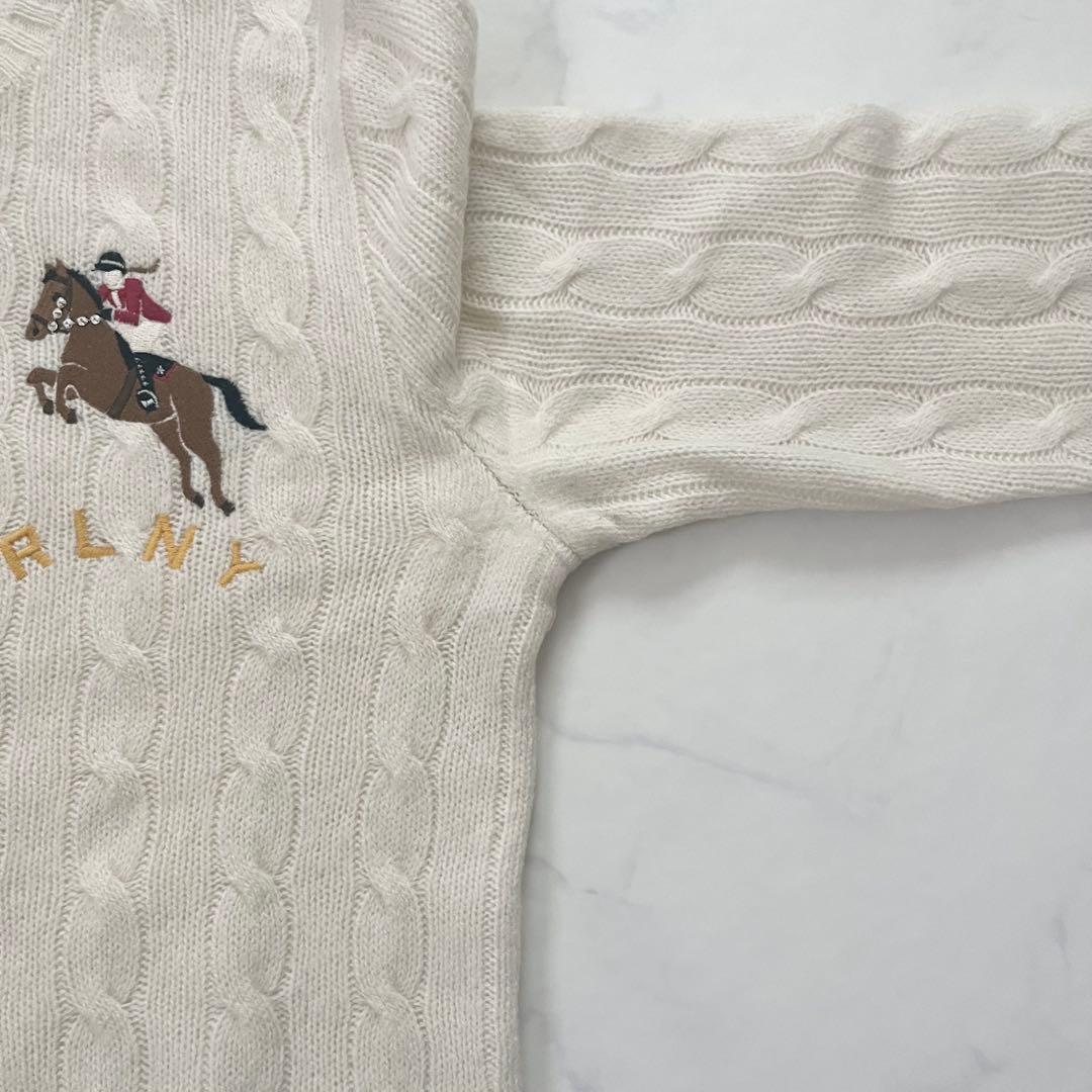 即完売 ポロラルフローレン カシミヤ混 ケーブルニット ポニー刺繍 佐藤栞里 即完売 ポロラルフローレン カシミヤ混 ケーブルニット ポニー刺繍 佐藤栞里