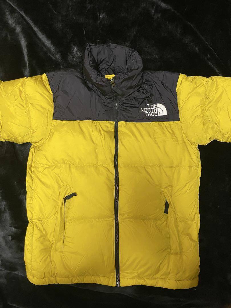 THE NORTH FACE ダウンジャケット イエロー/ブラック