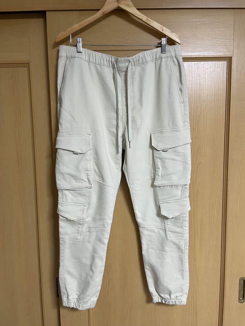 完売品！入手不可！ZARA ソフトカーゴパンツ　アイボリー　Sサイズ　白 ZARA アイボリー カーゴパンツ XL - メルカリ