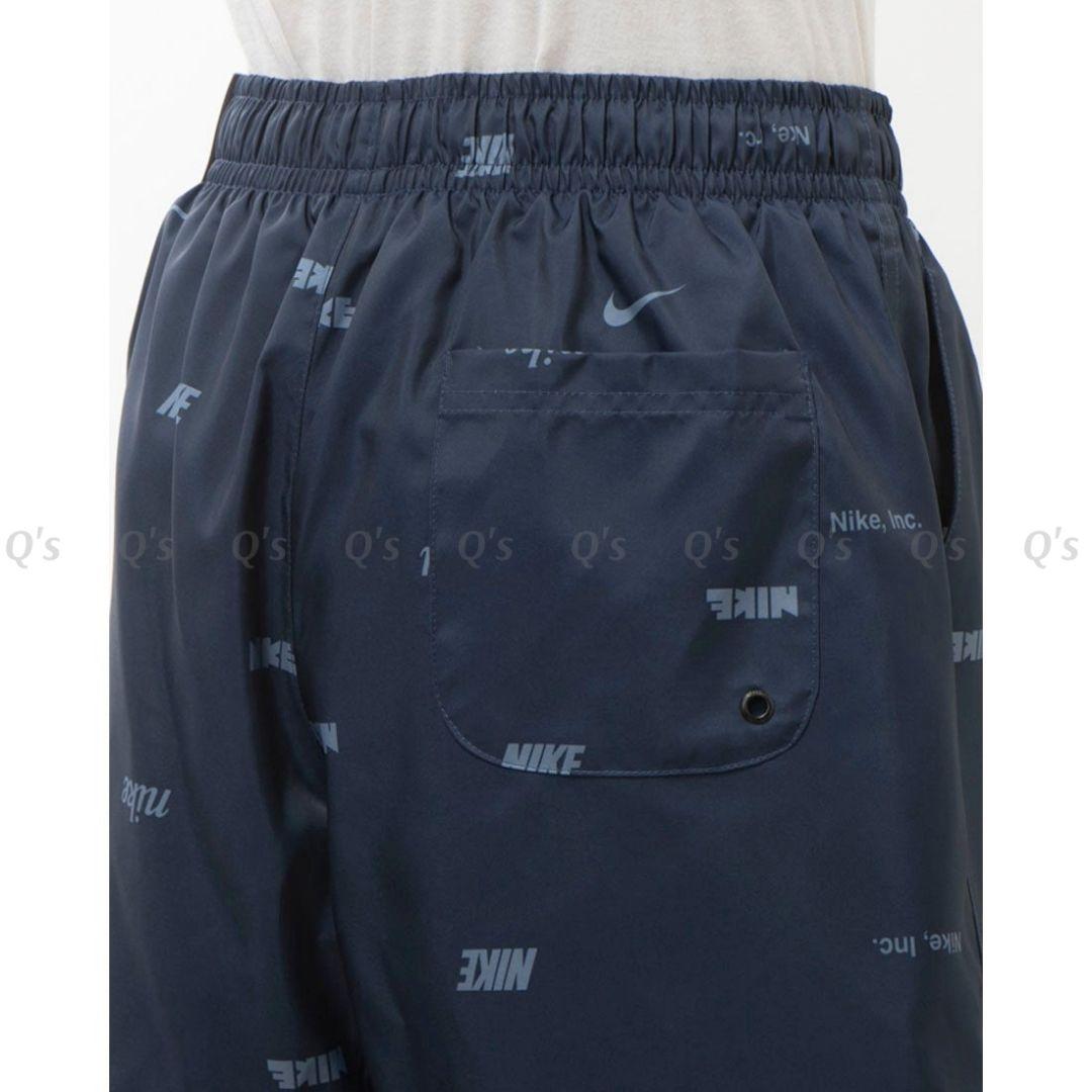 ナイキ AP ショートパンツ 水陸両用 ショーツ 総柄 ネイビー 新品 L