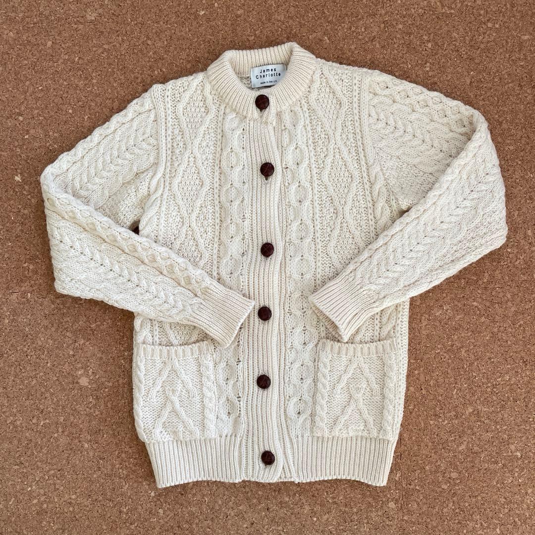 JAMES CHARLOTTE ジェームスシャルロット ショールカラーカーディガン James Charlotte (ジェームスシャルロット）のチルデンセーター