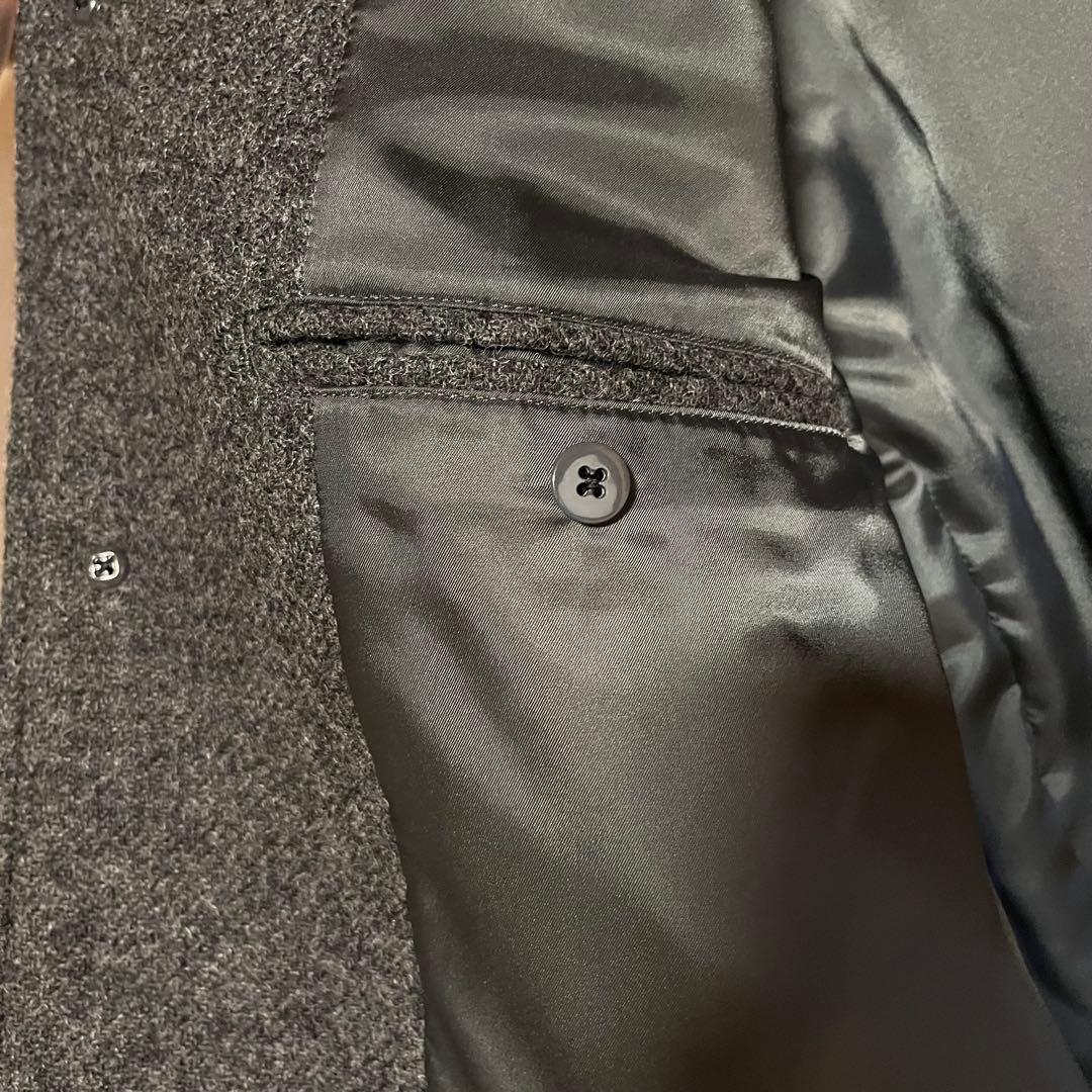 英国MOON生地 ツイードキルティングコート