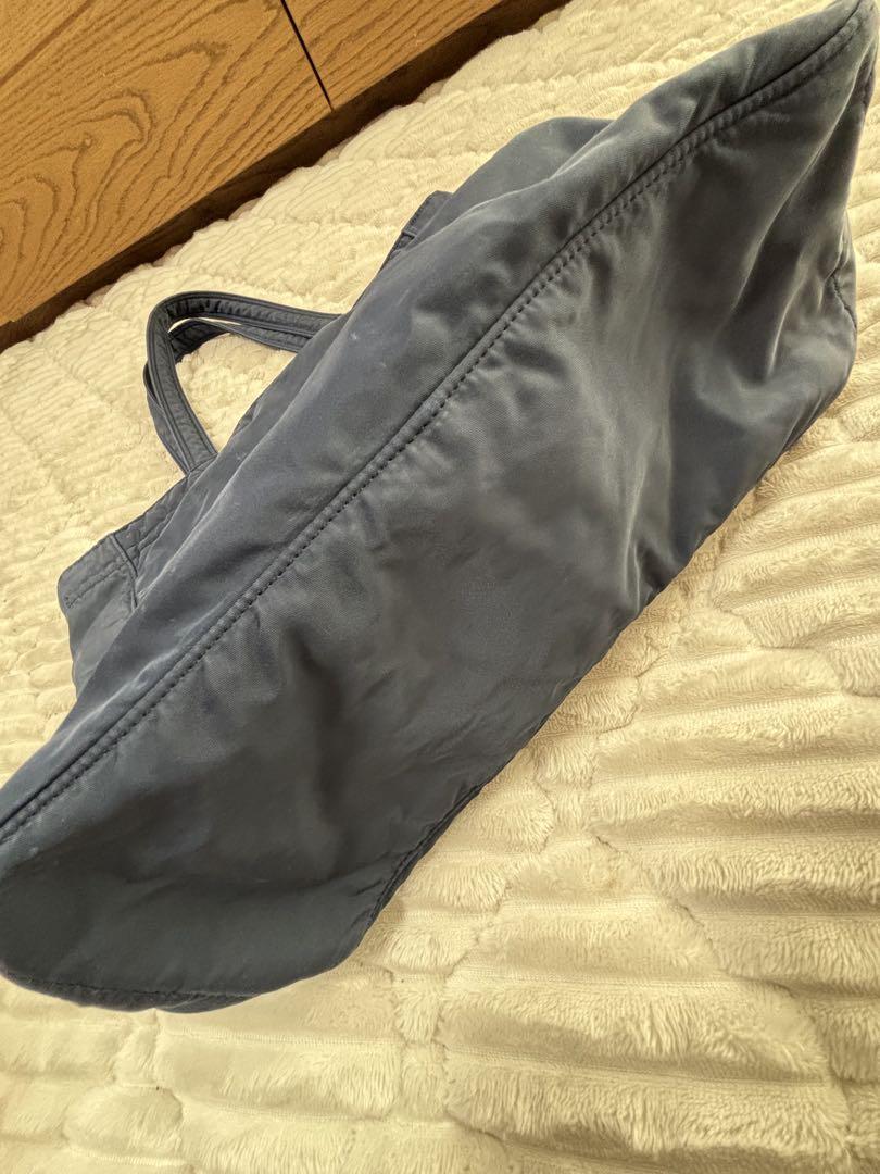 【美中古】PORTER クリーム CREAM トートバッグ 紺 ネイビー 大容量