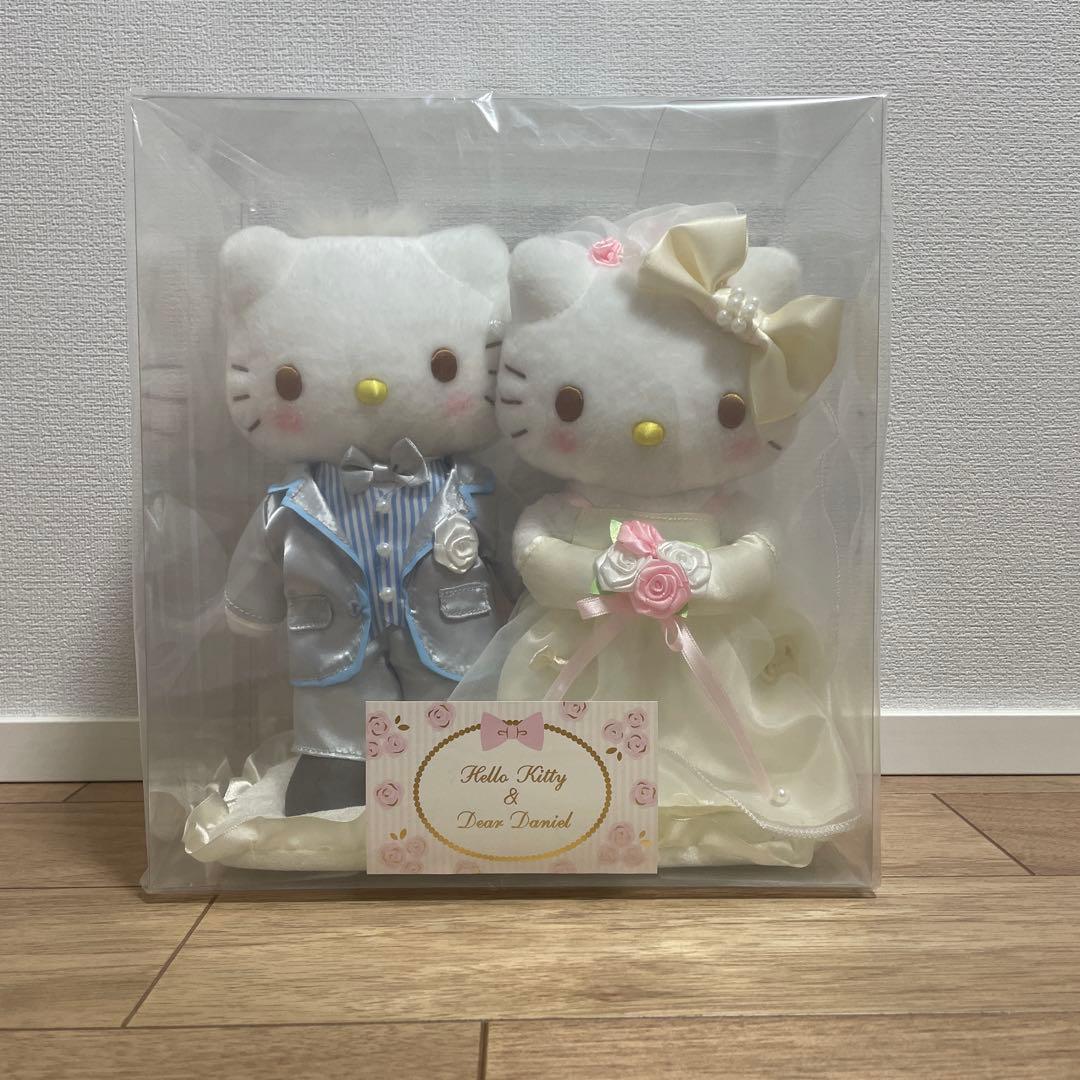 キティちゃん ダニエル ウェディング ぬいぐるみ ウェディングドール ハローキティ ぬいぐるみ ハローキティ&ディアダニエル ウェディング