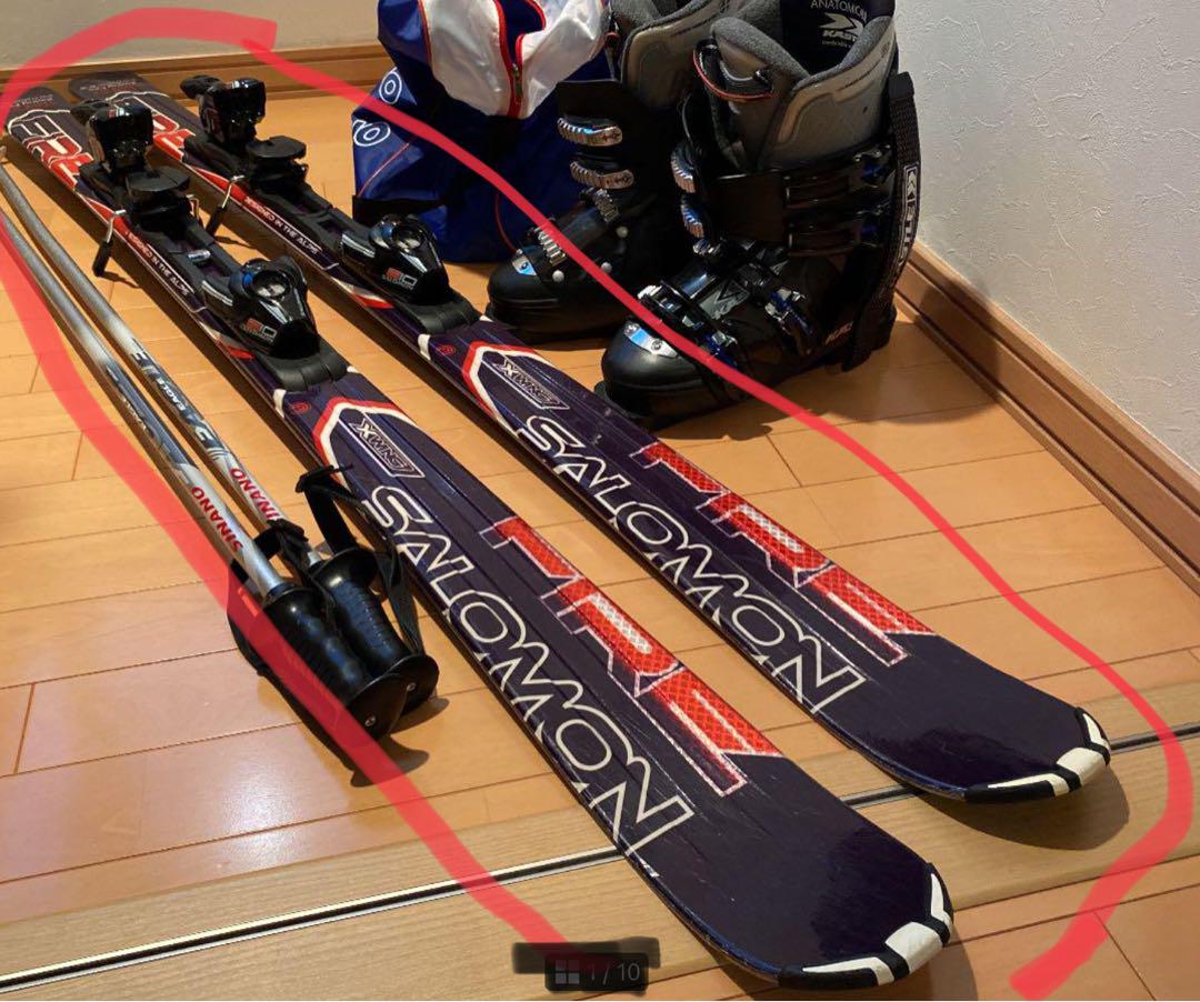 SALOMON スキー板158cm ヴィンテージ 通販スポーツ - Salomon スキー板 158cm