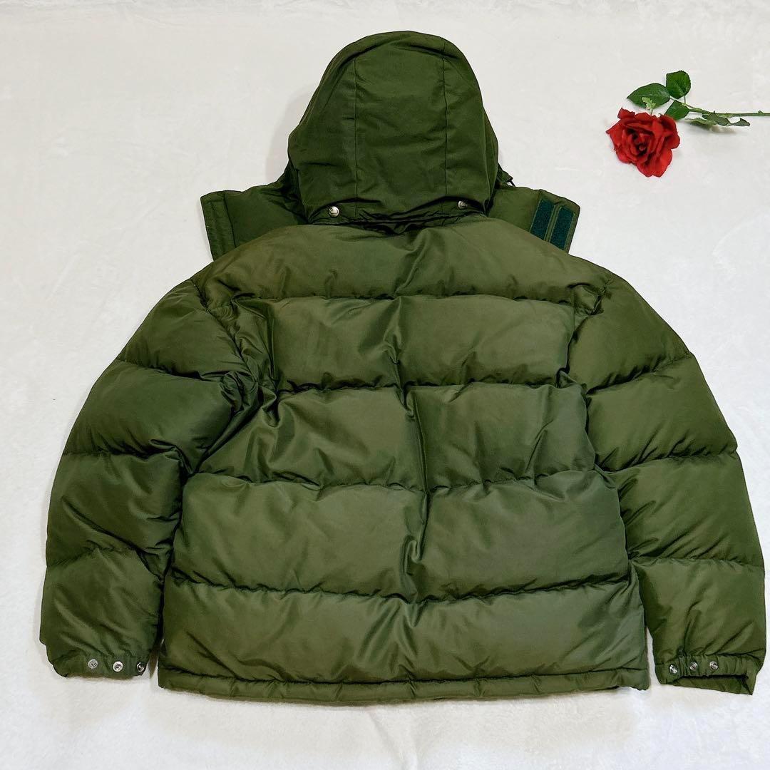 美品✨　ウールリッチ　ダウンジャケット　グリーン　肉厚　ビックシルエット　L